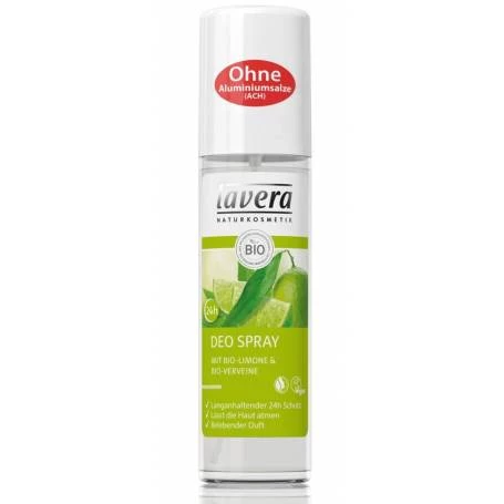 Deodorant spray cu lamaie si verbina, 75ml - Lavera