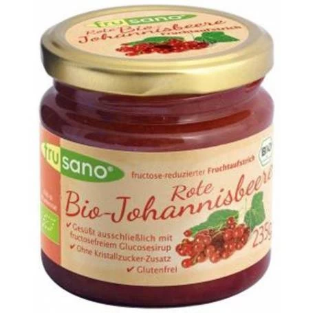 Gem de coacaze rosii - eco-bio 235g - Frusano
