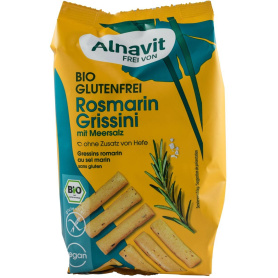 Mini grisine cu rozmarin si sare de mare, 100g - Alnavit