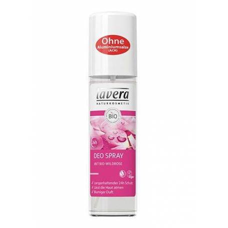 Deodorant spray cu trandafir salbatic, 75ml - Lavera