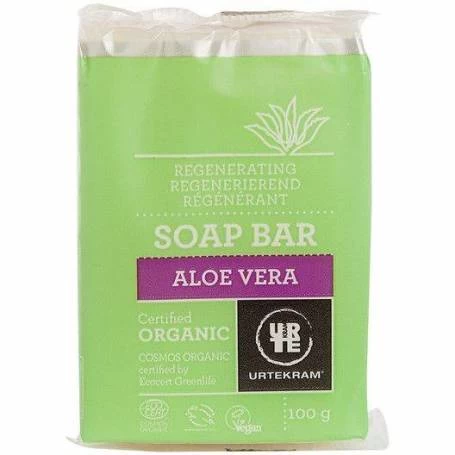 Sapun regenerator cu aloe vera Eco-Bio 100g - Urtekram