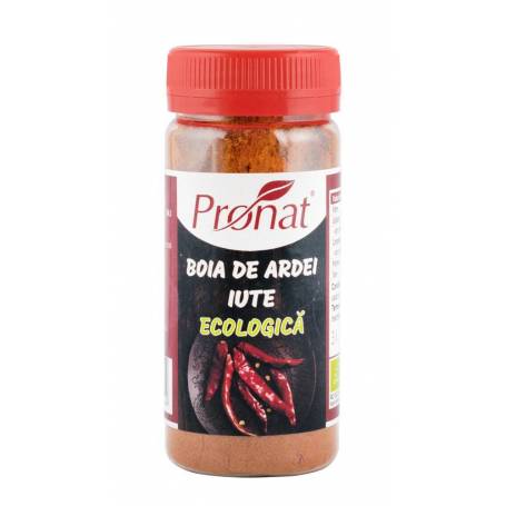 Boia de ardei iute - eco-bio 50g - Pet - Pronat