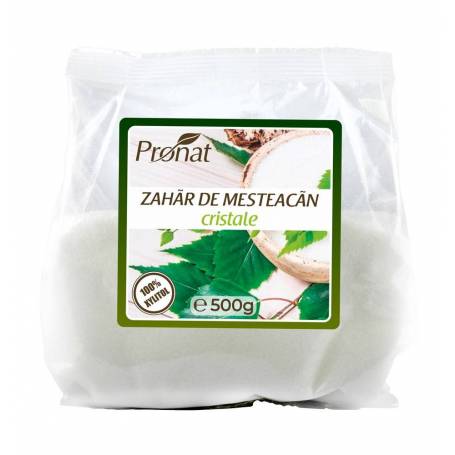 Xylitol - Zahar de mesteacan cristale 100%, 500g - Pronat