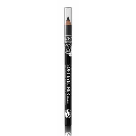 Creion contur delicat pentru ochi, nuanta 01 Negru - Lavera