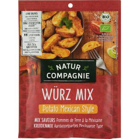 Mexican Style - Amestec de condimente mexicane - eco-bio pentru cartofi, 35g - Natur Compagnie