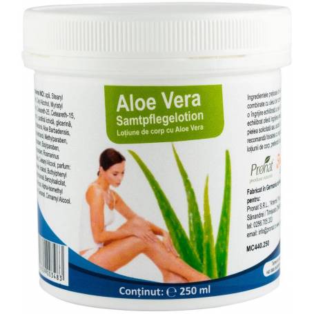 Lotiune de corp cu Aloe Vera, 250ml - Medicura - Pronat