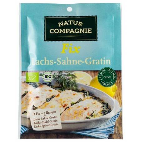 Sos pentru somon gratinat cu smantana dulce - eco-bio 40g - Natur Compagnie