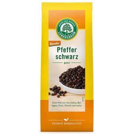 Boabe de piper negru - eco-bio 50g - Lebensbaum