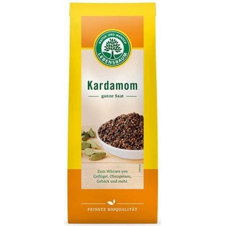 Cardamom - seminte intregi - eco-bio 50g - Lebensbaum