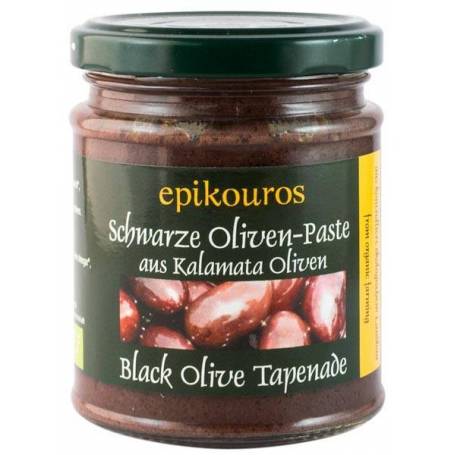 Pasta Tapenade din masline Kalamata negre - eco-bio 320g - Epikouros