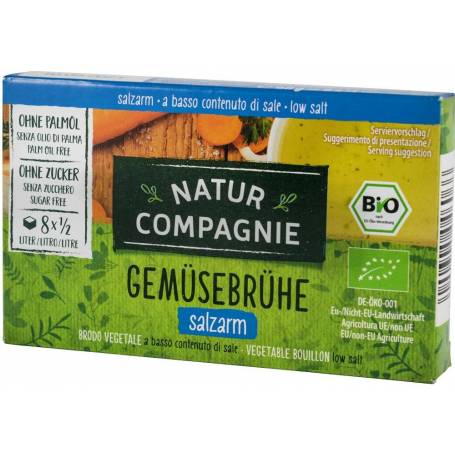 Supa de legume cu putina sare - eco-bio 8 cuburi - Natur Compagnie