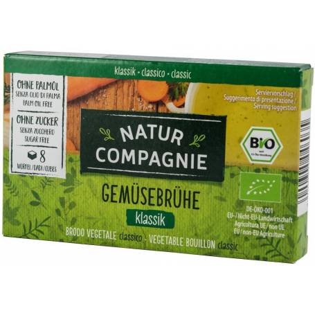 Supa de legume - eco-bio 8 cuburi - Natur Compagnie