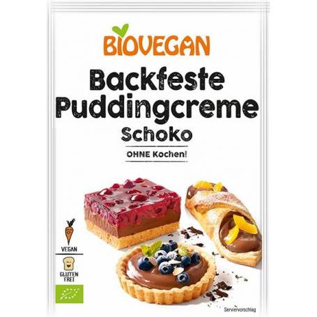 Crema solida pentru budinca de ciocolata bio 55g - Biovegan