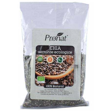 Seminte de Chia - eco-bio 100g - Pronat