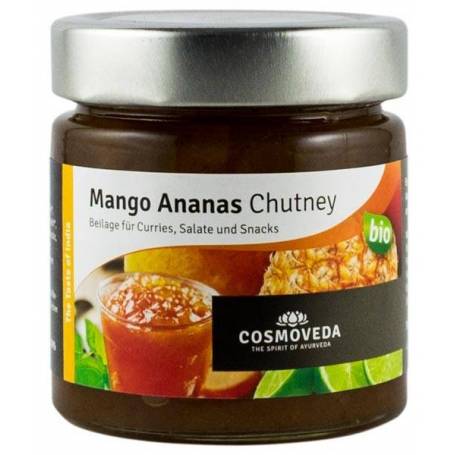 Chutney de mango si ananas - eco-bio 225g - Cosmoveda