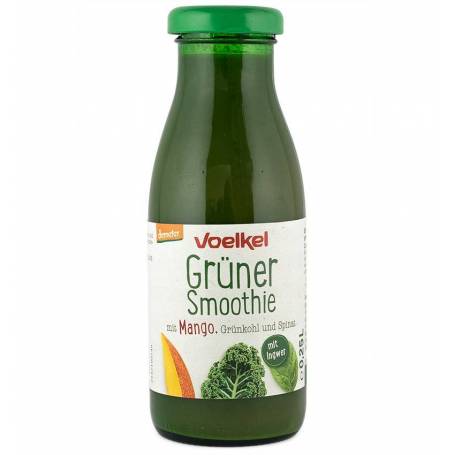 Smoothie verde cu mango - eco-bio varza kale si spanac - eco-bio 250ml - Voelkel