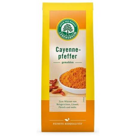 Piper Cayenne macinat - eco-bio 50g - Lebensbaum