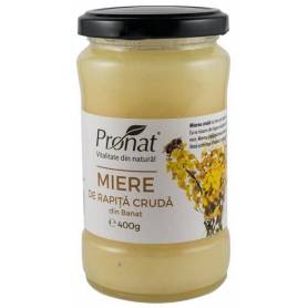 Miere de rapita cruda 400g- Pronat