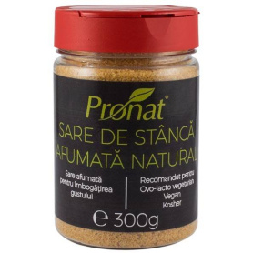 Sare de stanca afumata natural, 300g - Pet - Pronat