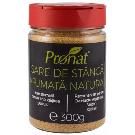 Sare de stanca afumata natural, 300g - Pet - Pronat