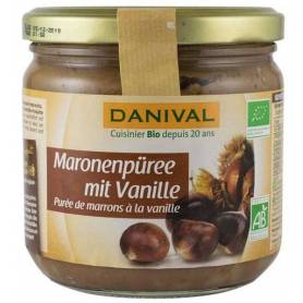 Piure de castane cu vanilie - eco-bio 380g - Danival