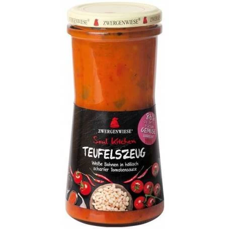 Zakuska Bio „iute ca focul!”, 420ml / 410g - Zwergenwiese Soul Kitchen