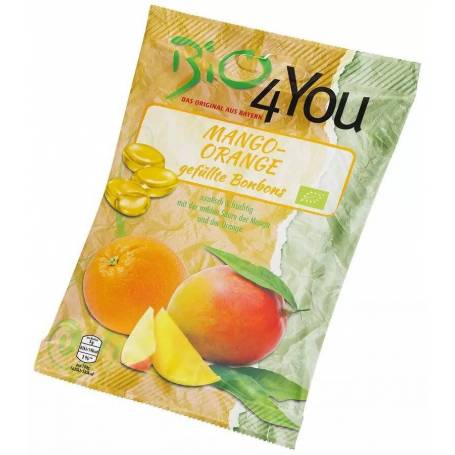 Dropsuri cu mango si portocale - eco-bio 75g - Bio4you