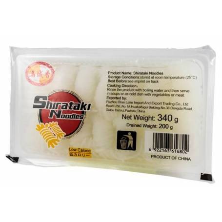 SHIRATAKI – Taitei rulati din faina de konjac, 340 g, Heuschen