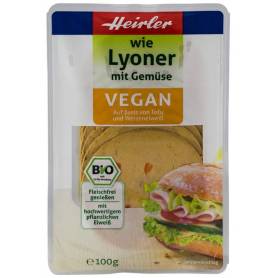 Lyoner (salam) cu legume - vegan ...ca si din carne - eco-bio 100g - Heirler