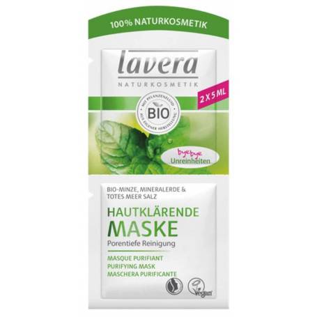 Masca purificatoare pentru piele - eco-bio 2x5ml - Lavera