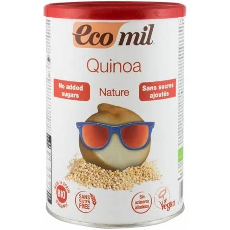 Pudra eco-bio instant pentru bautura de QUINOA, 400 G Ecomil