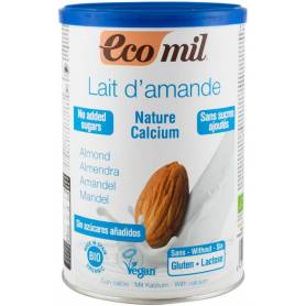 Pudra eco-bio instant pentru bautura de migdale natur, cu calciu, 400 G Ecomil