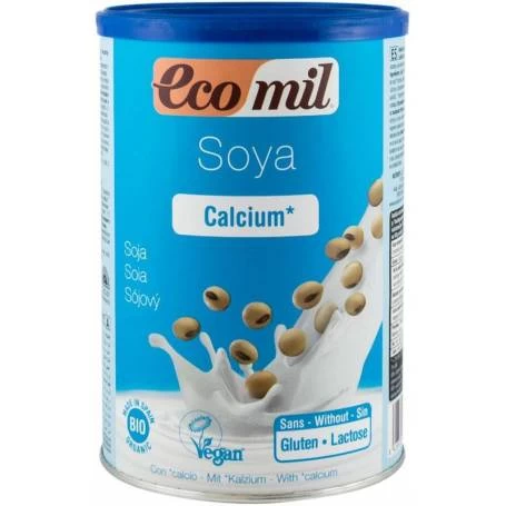 Pudra eco-bio pentru bautura de soia cu calciu, 400 G Ecomil