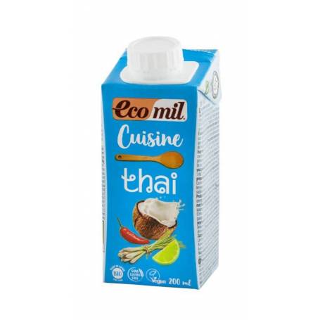 Crema vegetala  pentru gatit thai, eco-bio, 200 ml - EcoMil
