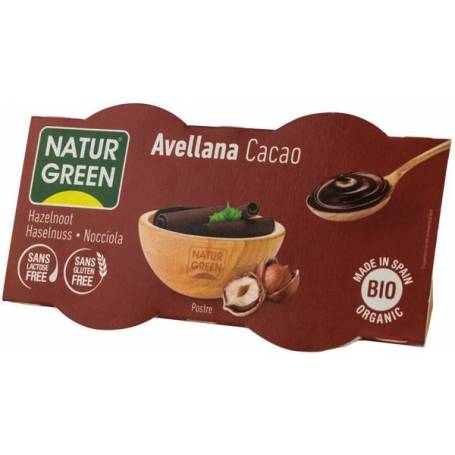 Desert eco-bio cu alune si cacao, 2X125g NATUR GREEN