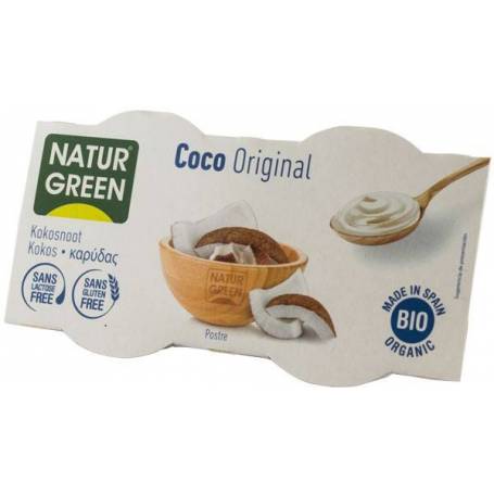 Desert eco-bio cu nuca de cocos, 2X125g NATUR GREEN