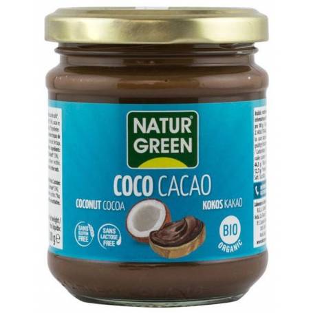 Pasta de cocos cu cacao, eco-bio, 200g - Natur Green