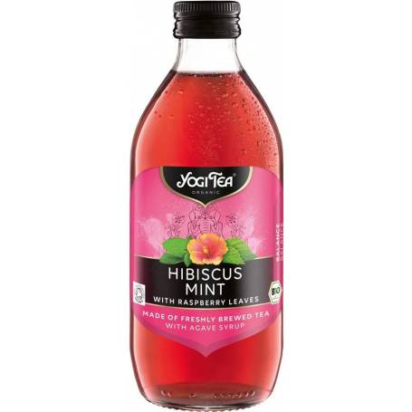 Ceai de hibiscus si menta cu frunze de zmeura, 330 ml, ECO-BIO, Yogi Tea