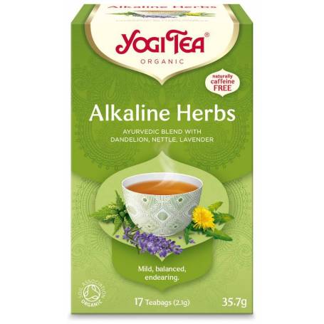 Ceai din plante alcaline Alkaline Herbs eco-bio 12pl, Yogi Tea