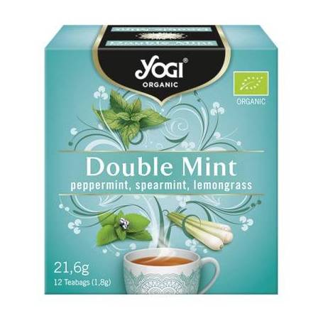 Ceai dublu menta cu lemongrass, 12 plicuri, eco-bio, Yogi Tea