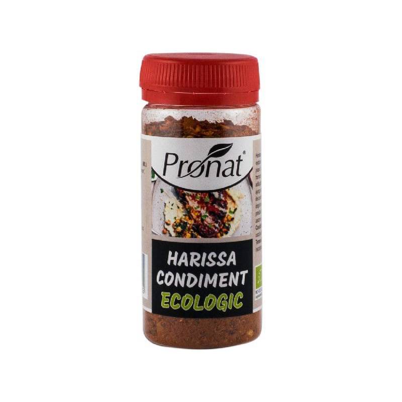Harissa condiment, eco-bio, 50g - Pronat