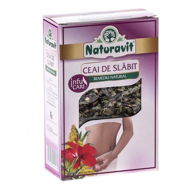 Ceai de slabit naturavit 50g - naturavit