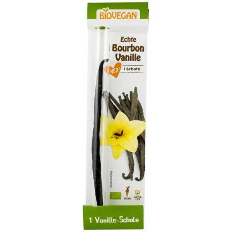 Baton de vanilie Bourbon, 1 buc, eco-bio BIOVEGAN