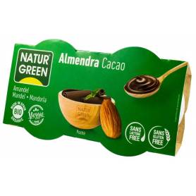 Desert de migdale cu cacao, eco-bio, 2x125g - Natur Green