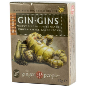 Bomboane moi cu ghimbir si cafea, 42g Gin Gins