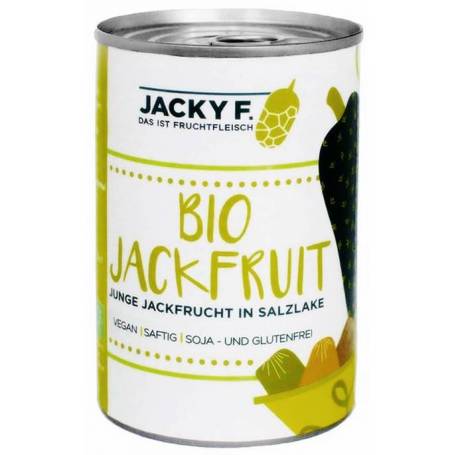 Jackfruit in saramura, eco-bio, 400g/225g, Jacky F.