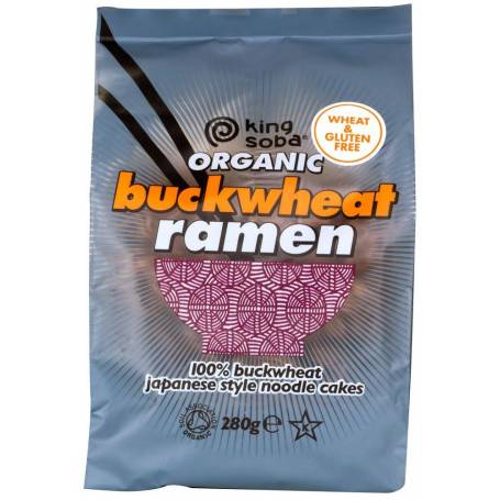 Taitei eco-bio Ramen din hrisca, 280g KING SOBA