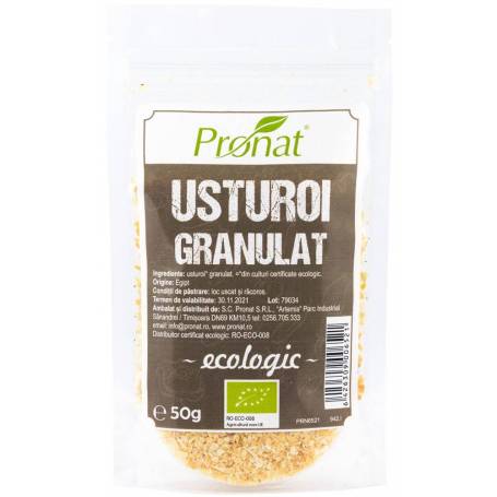 Usturoi uscat granulat fin Eco-Bio 50g - Pronat