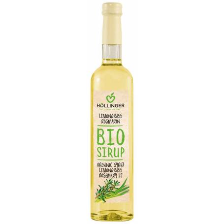 Sirop eco-bio de lemongrass si rozmarin, 0.5L HOLLINGER