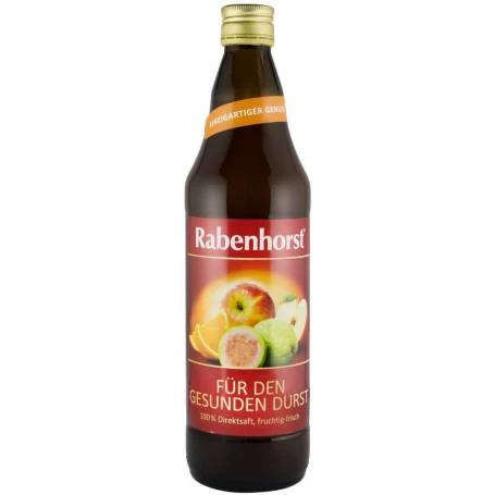 „SETE SANATOASA”, Suc pur de mere, portocale si guave, 0.75 L RABENHORST